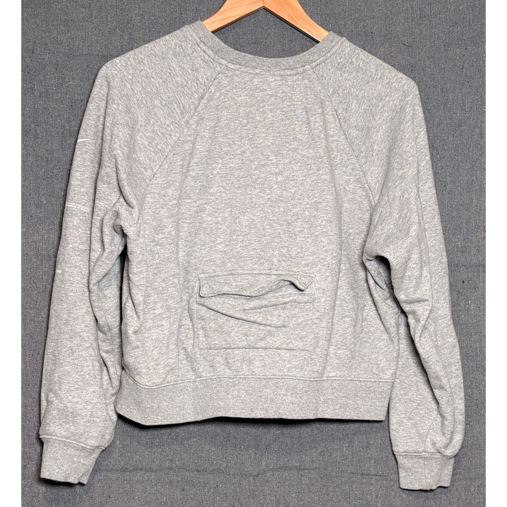 Nike Sportswear Essential Fleece Crewneck Sweatshirt Grey CZ8890-063 Womens Sz M - Picture 2 of 6
